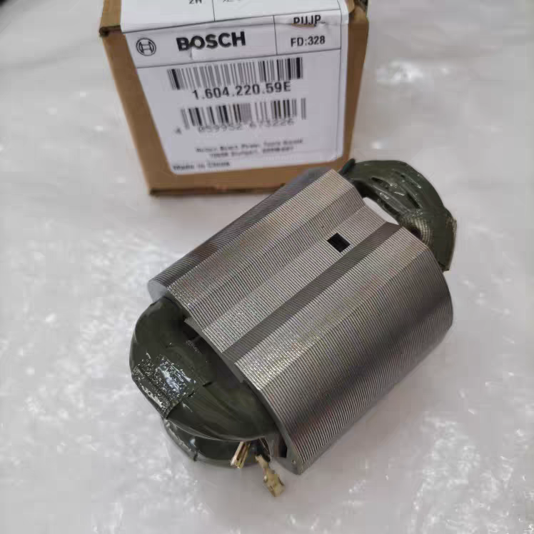 博世角磨机配件GWS/750-100/750-125打磨切割机原装定子铜线包