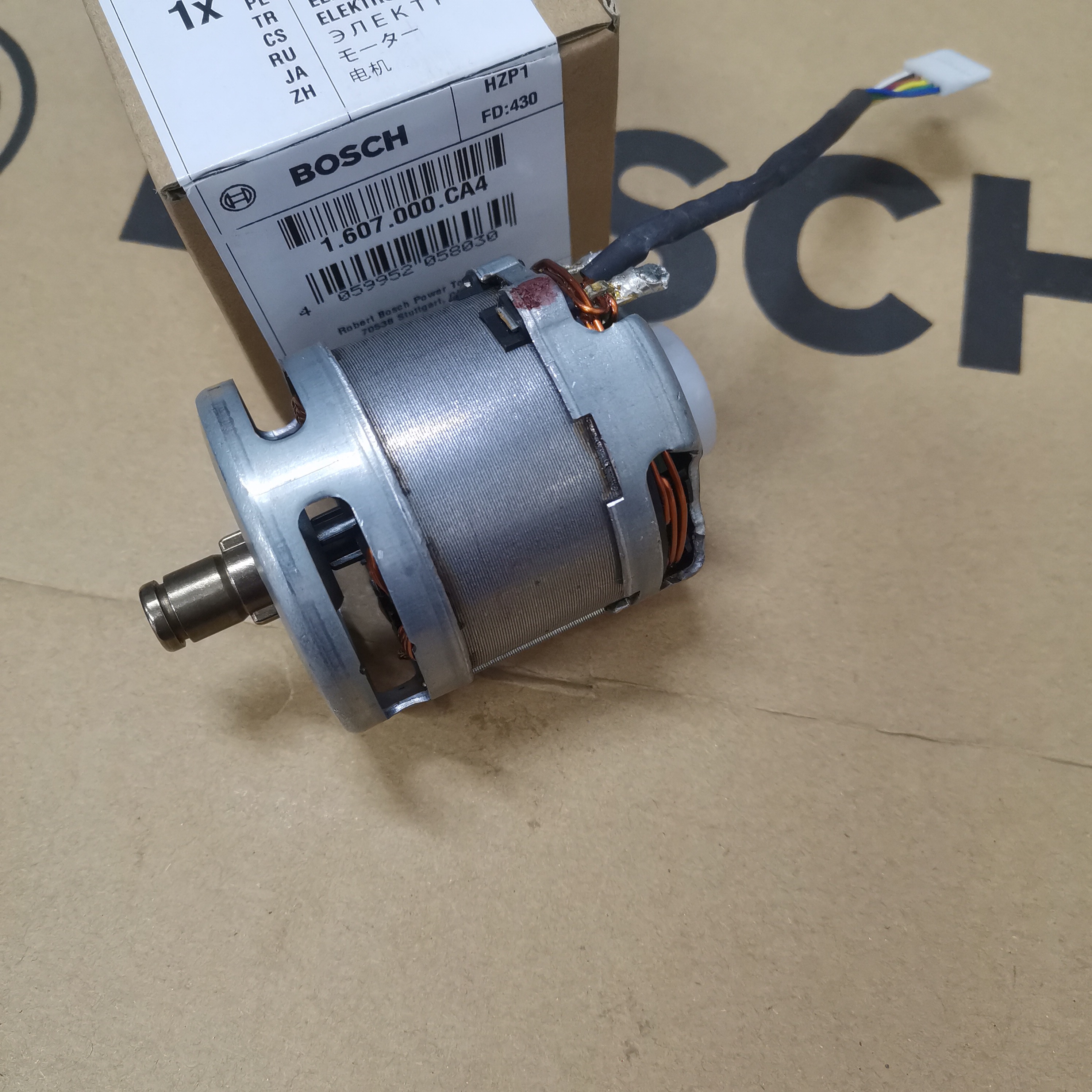 博世充电式直角研磨机GWS18V-10通用GWS18V-10P原装配件 电机马达