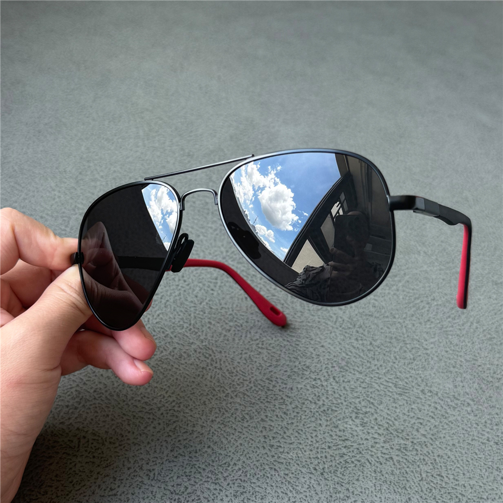 经典男士偏光蛤蟆镜金属镜腿墨镜飞行员太阳镜女款变色防晒护目镜