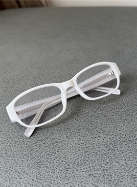 TR90白色老花镜女士男士防蓝光老花眼镜高清防辐射树脂镜片现配