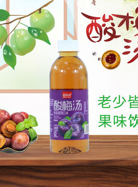 酸梅汤饮料饮品360ml*12瓶整箱乌梅汁果味饮料清爽解渴酸甜爽口