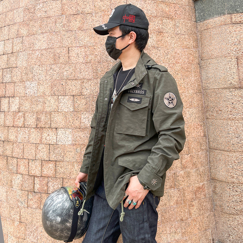 丑兄弟摩托车骑行服冲锋衣户外骑行休闲防摔防水机车服