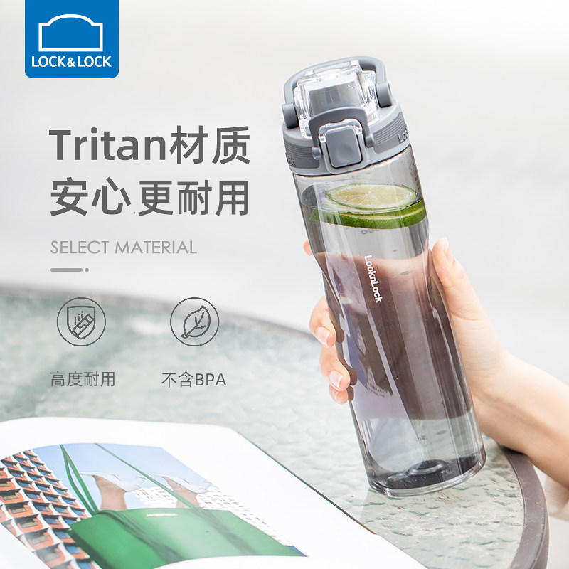 乐扣夏季运动水杯Tritan