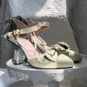 子 气质高跟lo鞋 萌卡酱Lolita原创人鱼之恋甜美优雅细高跟鞋 单鞋