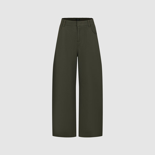 UR国内代购2025冬季女装琥珀流光风潮流简约插袋弯刀裤UWJ660005