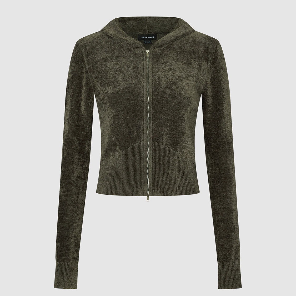 UR国内代购2025冬季女装新款潮流绒面连帽短款针织开衫UWJ960008,女装/女士精品,毛针织衫,淘宝优惠券,粉丝福利购,淘宝优惠卷