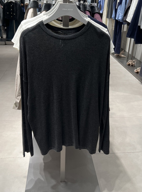 UR国内代购2025秋季女装简约休闲纯色百搭长袖针织衫ULU950004