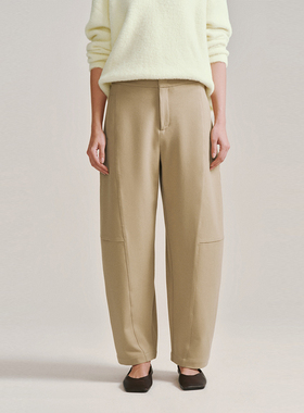 UR国内代购2025冬季女装气质通勤简约日常基础弯刀裤UWM650130