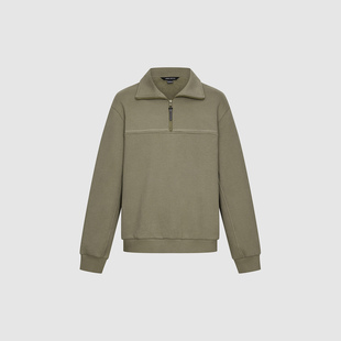 UR国内代购 男琥珀流光休闲polo翻领半开襟卫衣UML450278 2025冬季