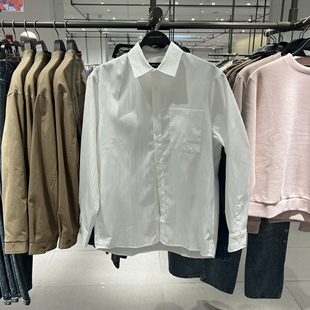 简约肌理感贴袋开襟衬衫 UR国内代购 时尚 男装 UMF260001 2026春季