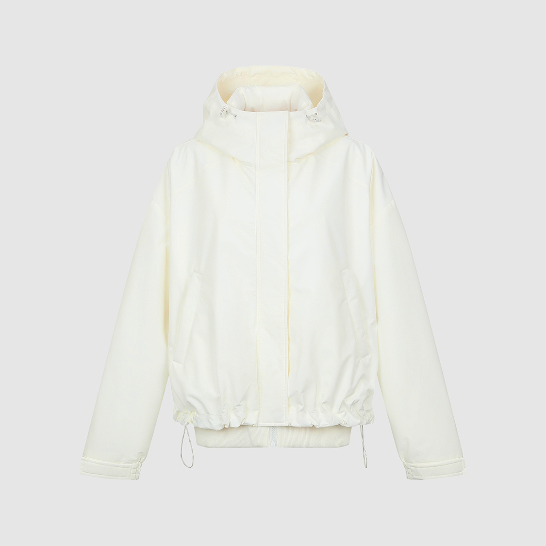 UR国内代购2025冬季女流光风休闲连帽抽绳宽松羽绒外套UYL150106