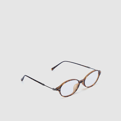 UR国内代购2025秋季女士时髦复古金属圆框玳瑁纹眼镜UAYA50235