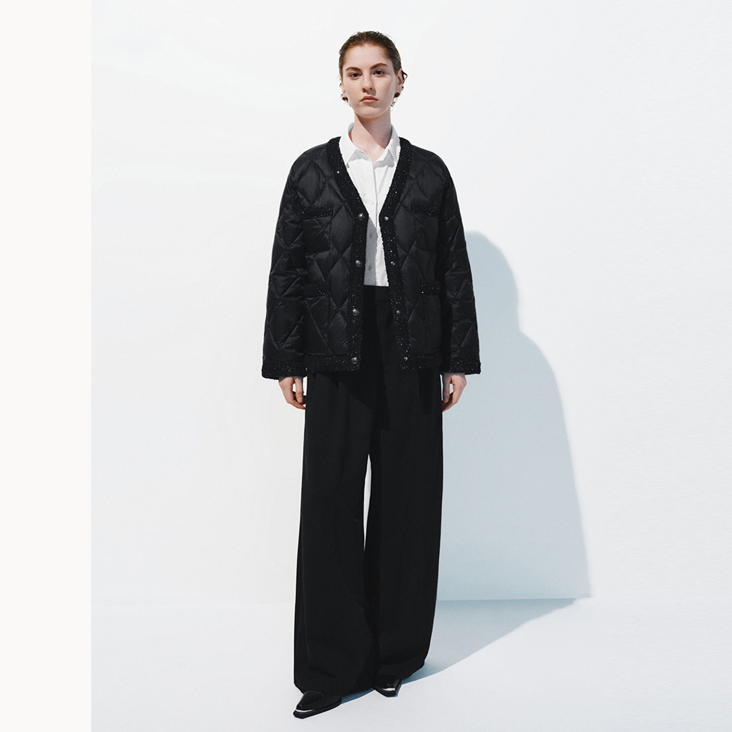 UR国内代购2025冬季女装简约气质小香菱格绗缝羽绒外套UWM150043,女装/女士精品,羽绒服,淘宝优惠券,粉丝福利购,淘宝优惠卷