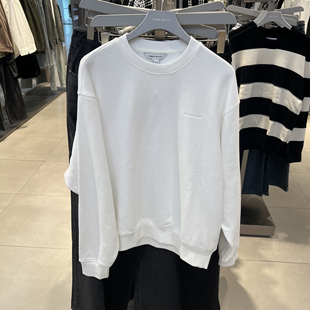 UR国内代购2025冬季男装简约休闲风百搭纯色圆领卫衣UUY450038