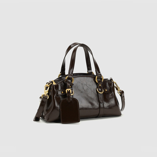 复古通勤PU挂饰手提斜挎包UAWB60046 女士新款 UR国内代购 2025冬季