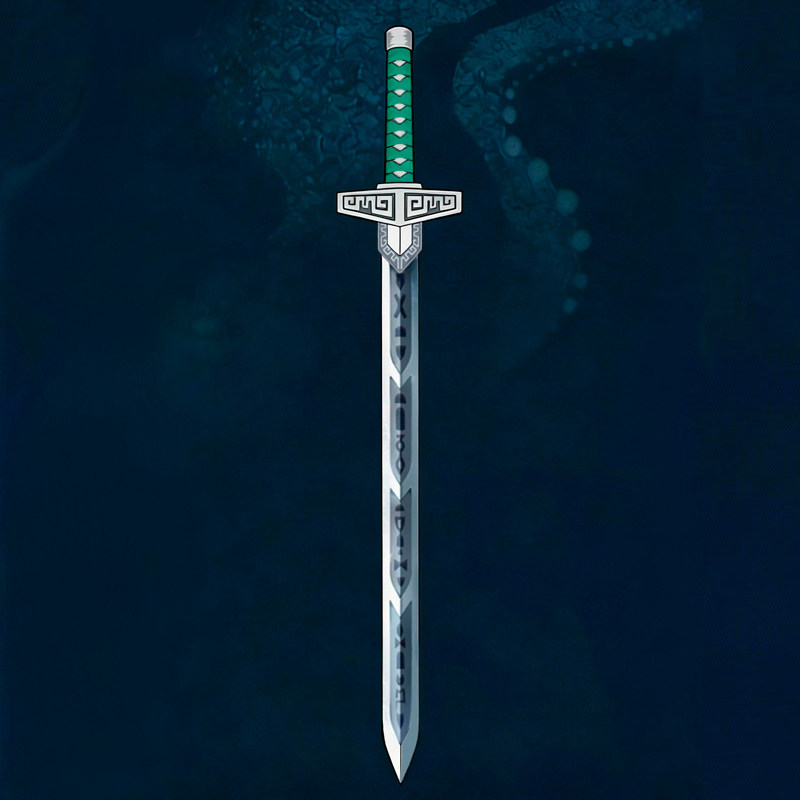 仙剑 武器模型 照胆神剑 镇妖剑 全金属1:1不开刃 景天 飞蓬 定金