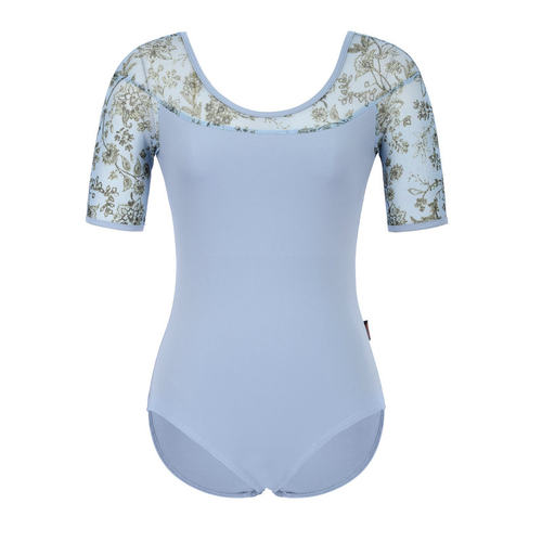 芭蕾舞练功服印花连体舞蹈衣舍宾服空中瑜伽形体服套装成人舞蹈裙 - 封面