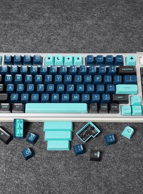 大叶键帽SA高度个性ABS二色大全套适配十字轴机械键盘客制化173键