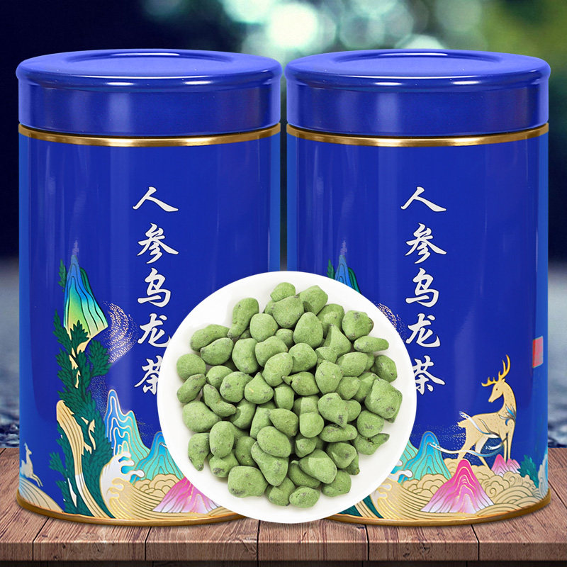 台湾特级冻顶乌龙茶兰贵人阿里山高山甘甜浓香型人参乌龙茶叶罐装