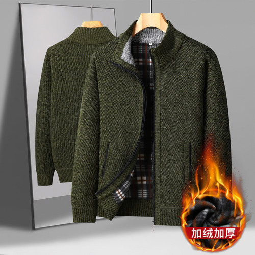 好货数据款现货 秋季新款男士休闲立领夹克外套百搭加绒 8801