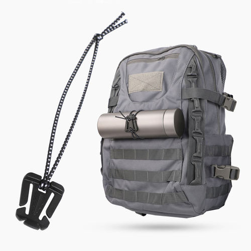 MOLLE系统背包战术背心固定织带扣水管夹扣绕线器扩展配件