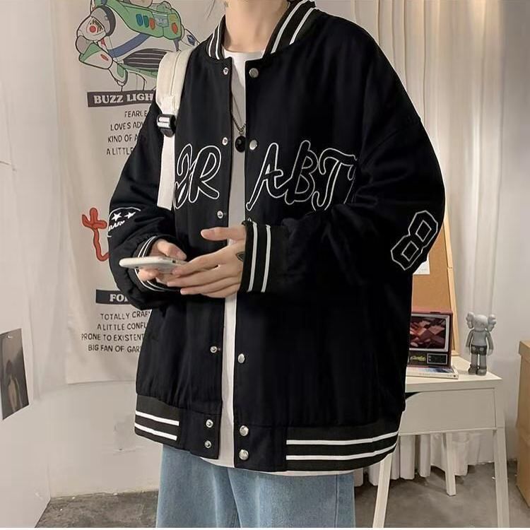立领春夏秋棒球服夹克男