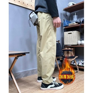 小三角机能宽松白标锥形休闲裤 休闲裤 工装 男女同款 长裤 24加绒新款