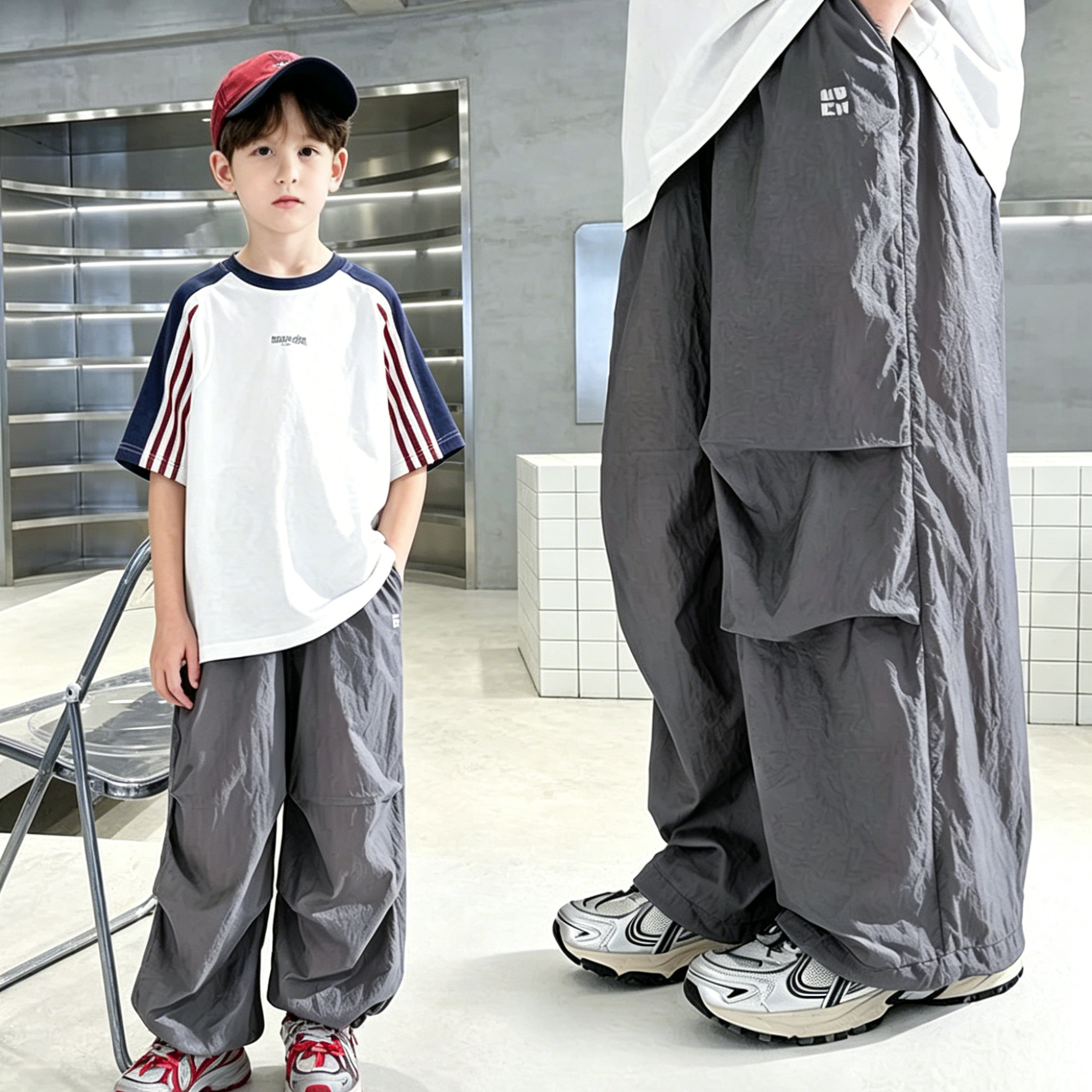童装男童夏装凉感儿童裤子夏季薄款2026新款休闲裤子外穿