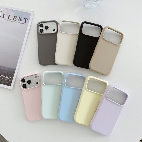 适用于iphone17pro液态硅胶防摔air手机壳简约16promax磁吸17保护套