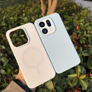 x9磁吸全包液态硅胶防摔X9pro简约手机壳新款 适用于oppo find