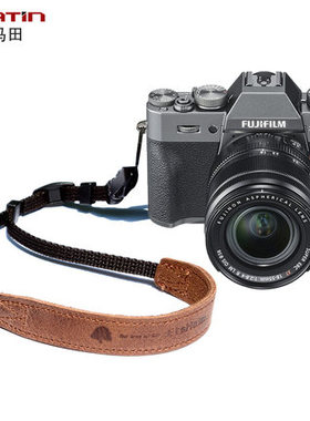 马田微单手腕带真皮无反相机腕带 A7r5 A6000  z63  r62手绳