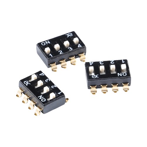 DSIC04LSGET2.54mm贴片拨码开关