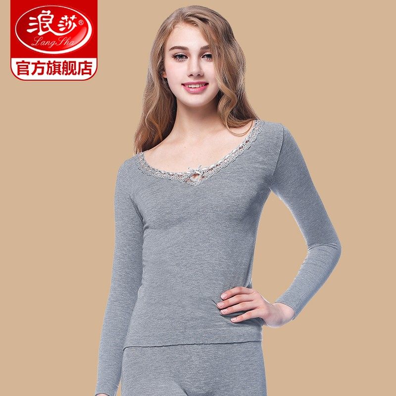 浪莎美体保暖内衣女士高弹性感蕾丝修身秋衣秋裤打底内衣秋衣套装,女士内衣/男士内衣/家居服,保暖套装,淘宝优惠券,粉丝福利购,淘宝优惠卷