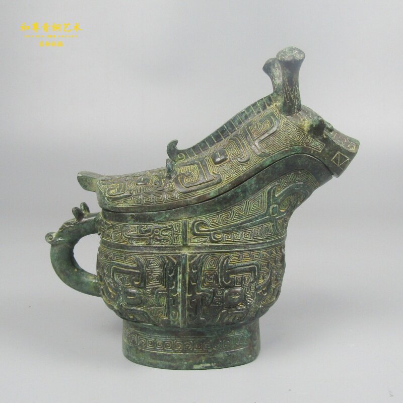 仿古青铜器开业礼品家居摆件和尊艺术品大堂古典装饰影视道具展览