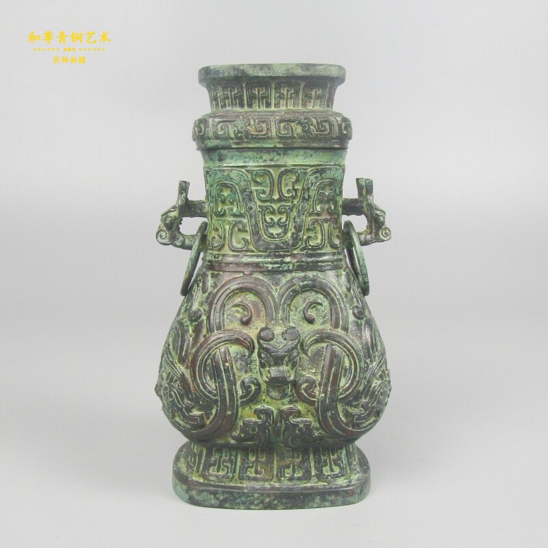 仿古青铜器小号方壶