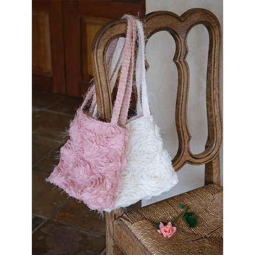 Botanique植物学“玫瑰系列”立体玫瑰花托特包