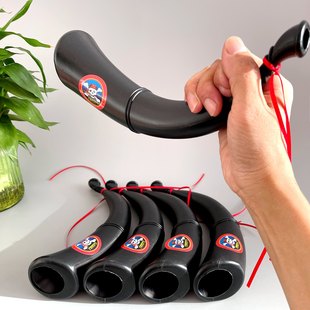 万圣节海盗号角仿真塑料哨子舞台表演道具酒吧短视频派对牛角喇叭