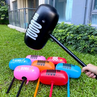 充气榔头千吨锤喜字充气锤子结婚生日派对无杀伤力道具汽车广告锤