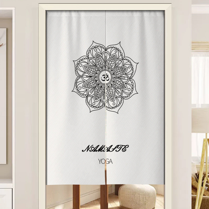 定制瑜伽布艺门帘瑜伽室装饰隔断布帘更衣室遮挡挂帘定做logo半帘,居家布艺,门帘,淘宝优惠券,粉丝福利购,淘宝优惠卷