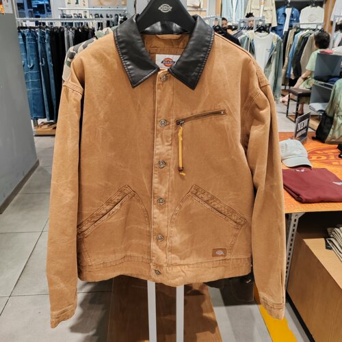 Dickies重磅帆布夹棉翻领夹克外套 DK0A884X  田嘉瑞同款工装夹克
