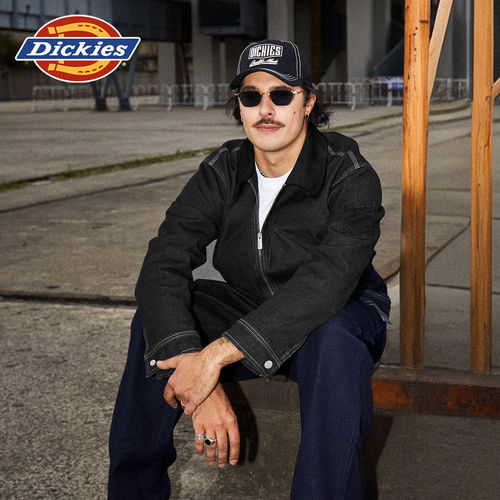 Dickies 25秋冬新灯芯绒领口拼接夹棉牛仔夹克保暖外套 DK0A8CAR