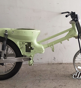 适用幼兽C50/C70碟刹款前叉 CUB110改装前减震 嘉陵CoCo加宽轮毂