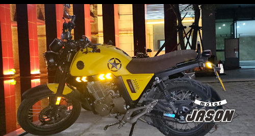 启典kd250-v改装尾翼u型管 复古咖啡经典kd150-v扶手尾架货架