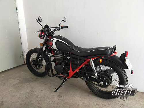 鑫源400/440化油器版/欧版复古改装后扶手攀爬400尾翼后尾架u型管