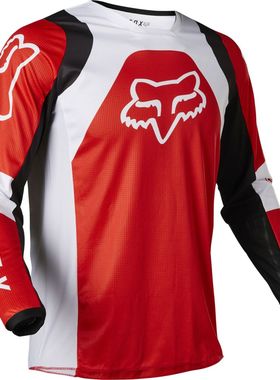 FOX速降服山地自行车骑行服上衣男长袖越野赛车服速干狐狸头T恤