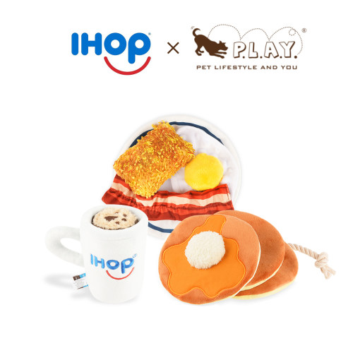 美国PLAY联名Ihop毛绒发声玩具