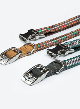 宠物狗项圈 普拉特公园德国进口Cloud7手工编织 Petisan