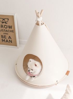 现货 甜筒帐篷 inherent 韩国ins风简约清新宠物猫狗窝垫petisan