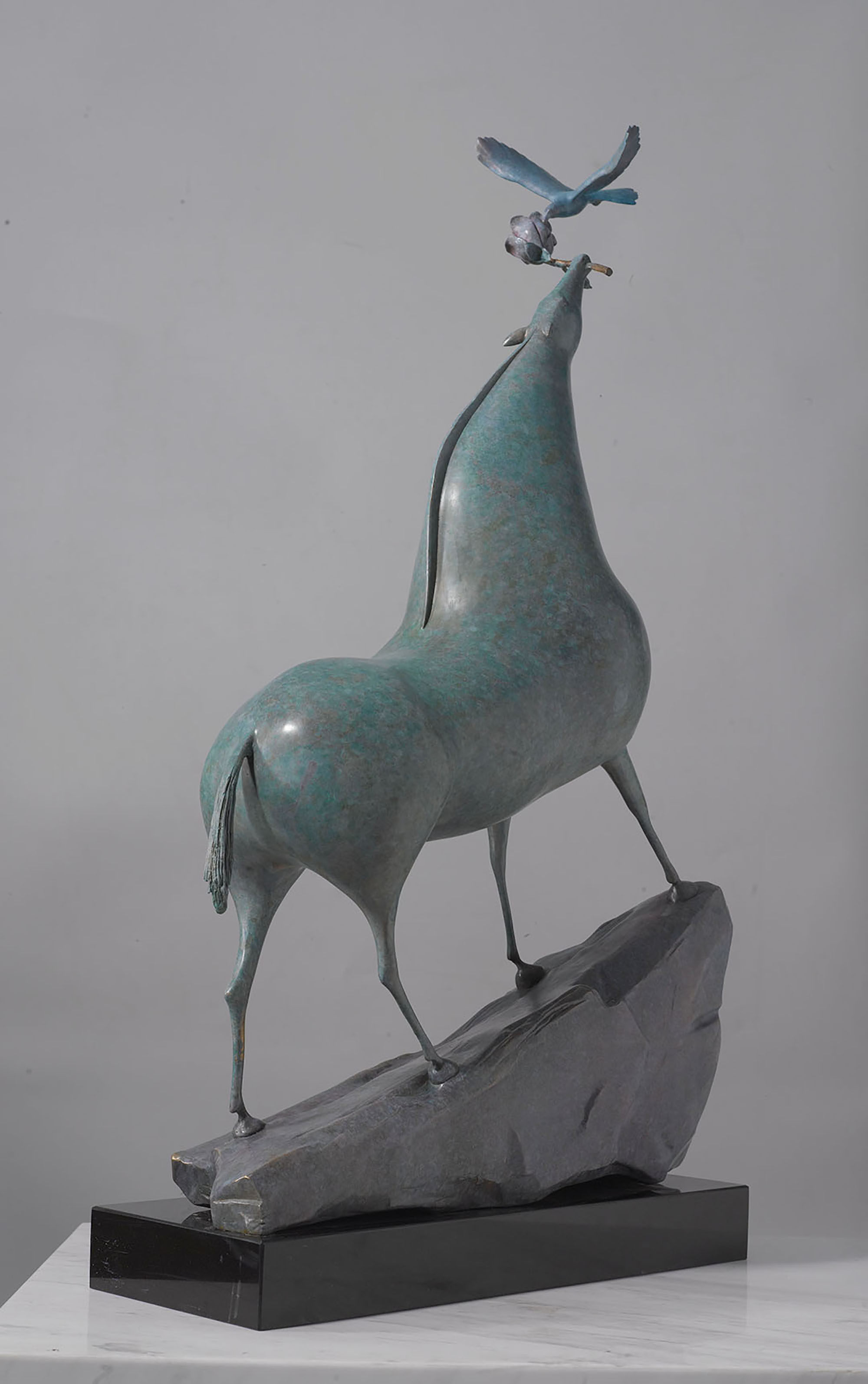 铜雕塑 两忘 白日梦系列.《春天里》符伟亮作品