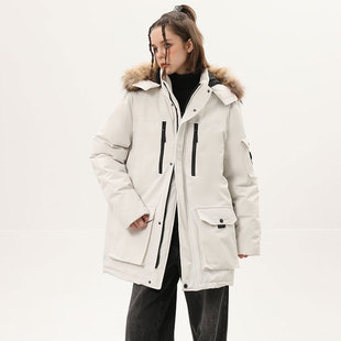 90绒派克貂子毛羽绒服 新图带质检报告男女同款 6620款 女模无影新款